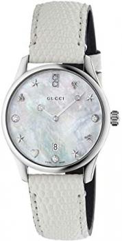Gucci G-Timeless Mother of Pearl Dial Ladies Watch YA126597