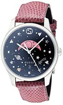 Gucci G-Timeless Black Moonphase Dial Ladies Watch YA1264046