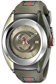 Gucci SYNC XXL Khaki Watch(Model:YA137106)