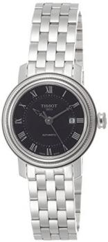 Tissot Bridgeport Lady Black Dial Stainless Steel Ladies Watch T0970071105300