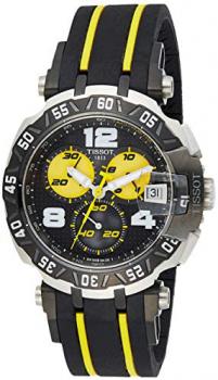Tissot T-Race Thomas Luthi Black Yellow Dial SS Quartz Lady Watch T0924172705700