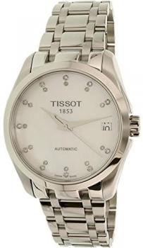 Tissot Couturier ladies watch Automatic with Diamomd Markers T035.207.11.116.00