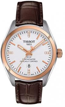 Tissot PR 100 COSC Silver Dial Ladies Watch T101.251.26.036.00