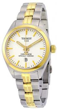 Tissot PR100 Chronometer Two-Tone Ladies Watch T1012512203100