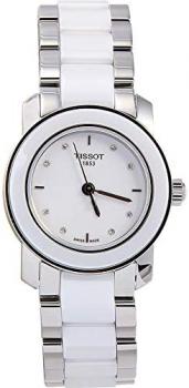 Tissot White Dial Stainless Steel Quartz Ladies Watch T0642102201600