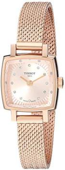 Tissot womens Lovely Stainless Steel Dress Watch Rose Gold T0581093345600