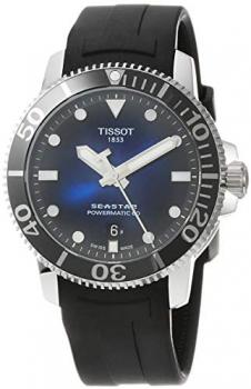 Tissot mens Seastar 660/1000 Stainless Steel Casual Watch Black T1204071704100
