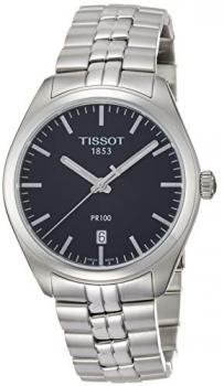 Tissot Men's T1014101105100 PR 100 Analog Display Swiss Quartz Silver Watch