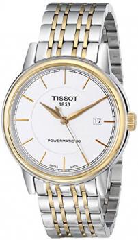 Tissot Men's T0854072201100 T Classic Powermatic Automatic Two-Tone Watch