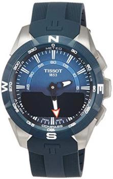 Tissot T Touch Expert Solar II Blue Dial Men's Analog-Digital Watch T110.420.47.041.00