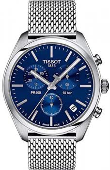 Tissot Men's PR 100 Chronograph - T1014171104100 Blue/Silver One Size