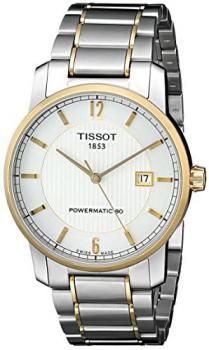 Tissot Men's T0874075503700 T-Classic Analog Display Swiss Automatic Silver Watch