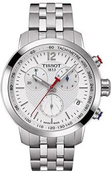 Tissot mens PRC 200 Gent Chr Qua Stainless Steel Casual Watch Grey T0554171101701
