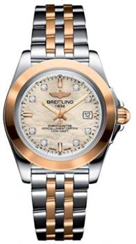 Breitling Galactic 32 Sleek Edition Pearl &amp; Diamond Dial Women's Watch C7133012/A803-792C