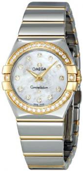 Omega Women's 123.25.27.60.55.007 Mother-Of-Pearl Dial Constellation Watch