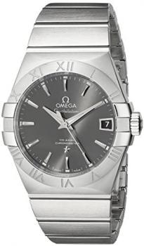 Omega Men's 12310382106001 Constellation Analog Display Swiss Automatic Silver Watch