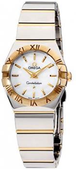 Omega Constellation Mother of Pearl Dial Stainless Steel and Gold Ladies Watch 123.20.24.60.05.004