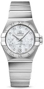 Omega Constellation Automatic Mother of Pearl Dial Ladies Watch 127.10.27.20.55.001