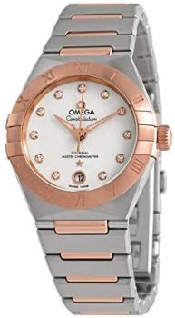 Omega Constellation Manhattan Co-Axial Master Chronometer 29 mm Diamond Ladies Watch 131.20.29.20.52.001