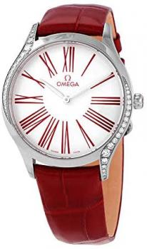 Omega De Ville Diamond White Dial Ladies Watch 428.18.36.60.04.002