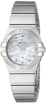 Omega Women's 12310246055003 Constellation Analog Display Swiss Quartz Silver Watch