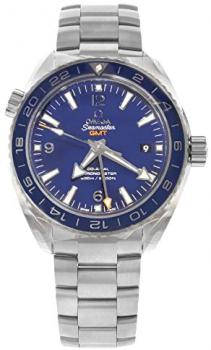 Omega Seamaster Planet Ocean GMT Automatic Blue Dial Titanium Men's Watch 232.90.44.22.03.001