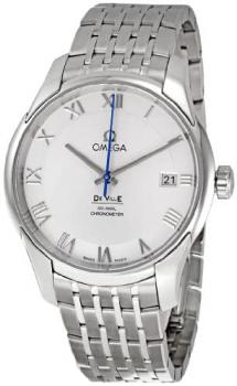 Omega Men's 431.10.41.21.02.001 Deville Silver Dial Watch