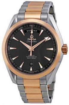 Omega Men's Aqua Terra Swiss-Automatic Watch with Two-Tone-Stainless-Steel Strap, 20 (Model: 23120422206001)
