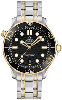 Omega Diver 300M Automatic Chronometer Black Dial Men's Watch 210.20.42.20.01.002
