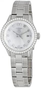 TAG Heuer Women's WV1413.BA0793 &quot;Carrera&quot; Stainless Steel and Diamond Watch