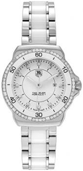 Tag Heuer Womens WAH1313.BA0868 'Formula 1' 1/3 CT Diamond Stainless Steel Ceramic Bracelet Watch