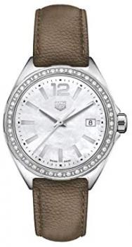 Tag Heuer Formula 1 Womens Diamond 35mm Watch Taupe Brown