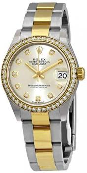 Rolex Datejust 31 Silver Dial Automatic Ladies Steel and 18kt Yellow Gold Oyster Watch 278383SDO