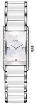Rado ladies Integral White Ceramic Diamond MOP Swiss watch R20215902.1