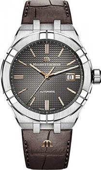Maurice Lacroix Men's 42MM Automatic Anthracite Dial Strap Watch