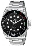 Gucci Swiss Quartz Stainless Steel Dress Silver-Toned Men's Watch(Model: YA136208)