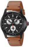 Gucci Swiss Quartz Stainless Steel and Leather Dress Brown Men's Watch(Model: YA126271)