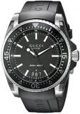 Gucci Gucci Dive Analog-Display Swiss Quartz Black Men's Watch(Model:YA136204)