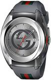 Gucci Swiss Quartz Stainless Steel and Rubber Casual Grey Men's Watch(Model: YA1...