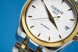 Tissot Couturier Automatic White Dial Two-tone Ladies Watch T0352072201100