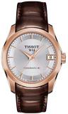 Tissot Couturier Automatic Silver Dial Ladies Watch T0352073603100