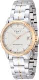 Tissot Lady Luxury Automatic Ivory Dial Two-Tone Stainless Steel Ladies Watch T0862072226101