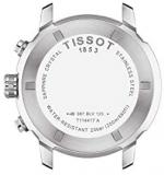 Tissot Men's PRC 200 Gent Chr Qua Stainless Steel Swiss Quartz Rubber Strap, Black, 20 Casual Watch (Model: T1144171705700)