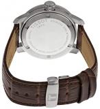 Tissot PRC 200 Quartz Silver Dial Brown Leather Sport Mens Watch T0554101603700