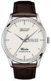 Tissot mens Viso Date 316L stainless steel case Specialities Brown T1184301627100