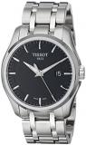 Tissot Men's T0354101105100 Couturier Black Dial Stainless Steel Watch