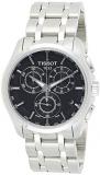 Tissot mens Couturier Chrono Quartz stainless-steel Dress Watch Grey T0356171105100