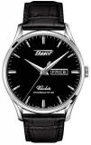 Tissot mens Viso Date 316L stainless steel case Specialities Black T1184301605100