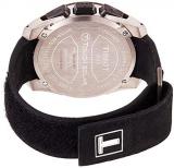 Tissot Men's Swiss Quartz Titanium and Black Leather Casual Watch (Model: T0914204604100)
