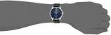 Tissot mens Chemin des Tourelles Stainless Steel Dress Watch Blue T0994071604800